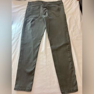 Democracy Straight Leg Jeans in Olive Green